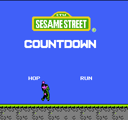 Sesame Street Countdown (USA) Title Screen